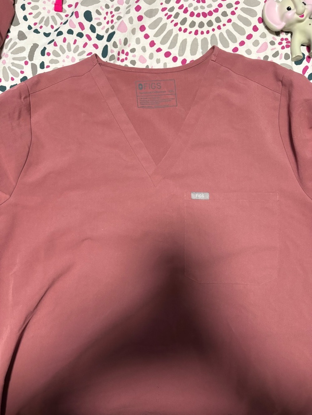 Figs XXL Mauve scrub set